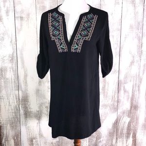 Wear 36 Rayon Embroidered Dress